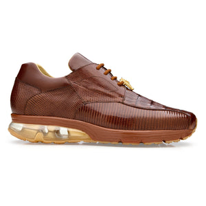 Belvedere Lazaro Peanut Antique Alligator Luxury Shoe