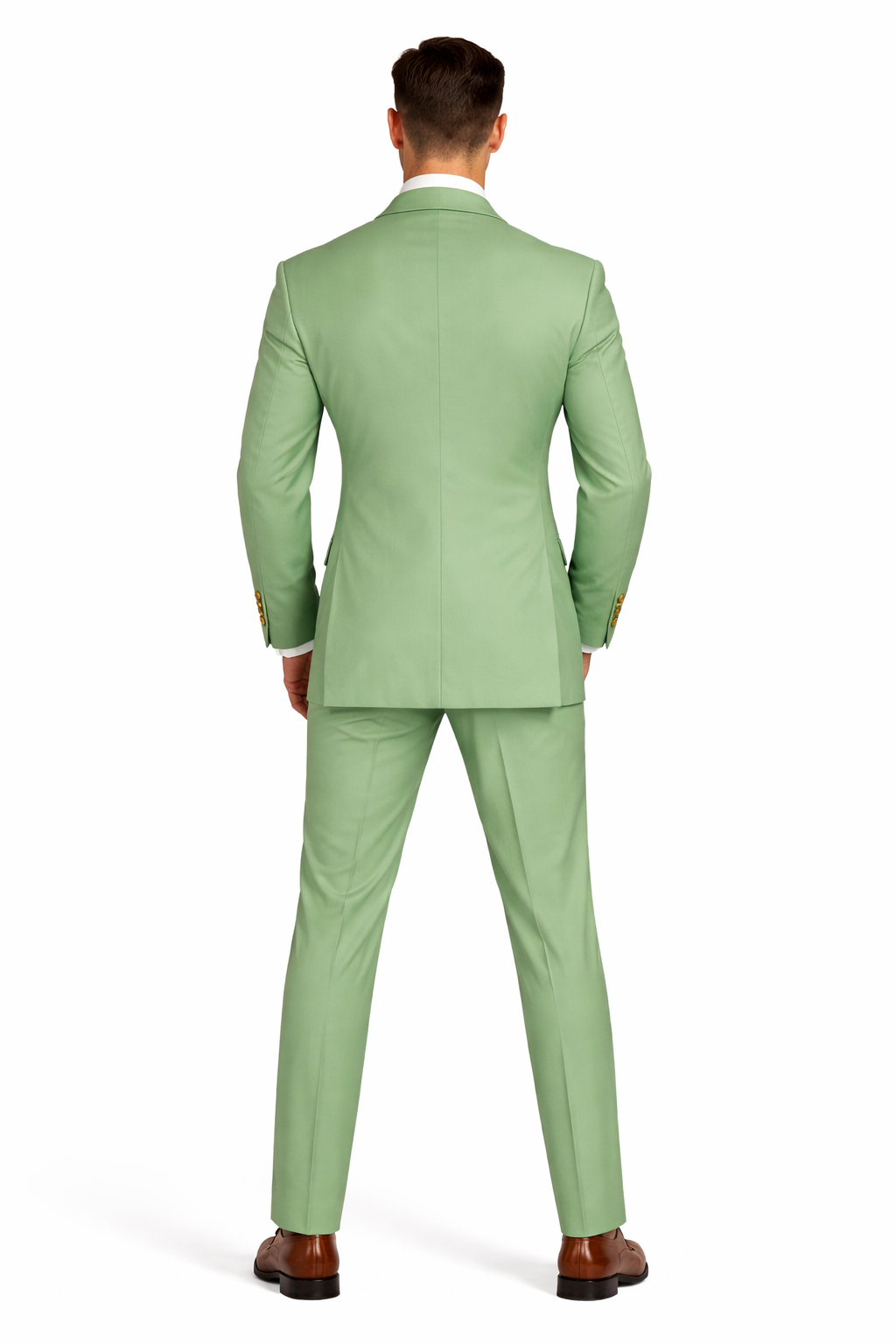 Light Green Tuxedo Suit for Men  Satin Lapel Wedding and Prom Suit in Color Sage Green Tuxedo