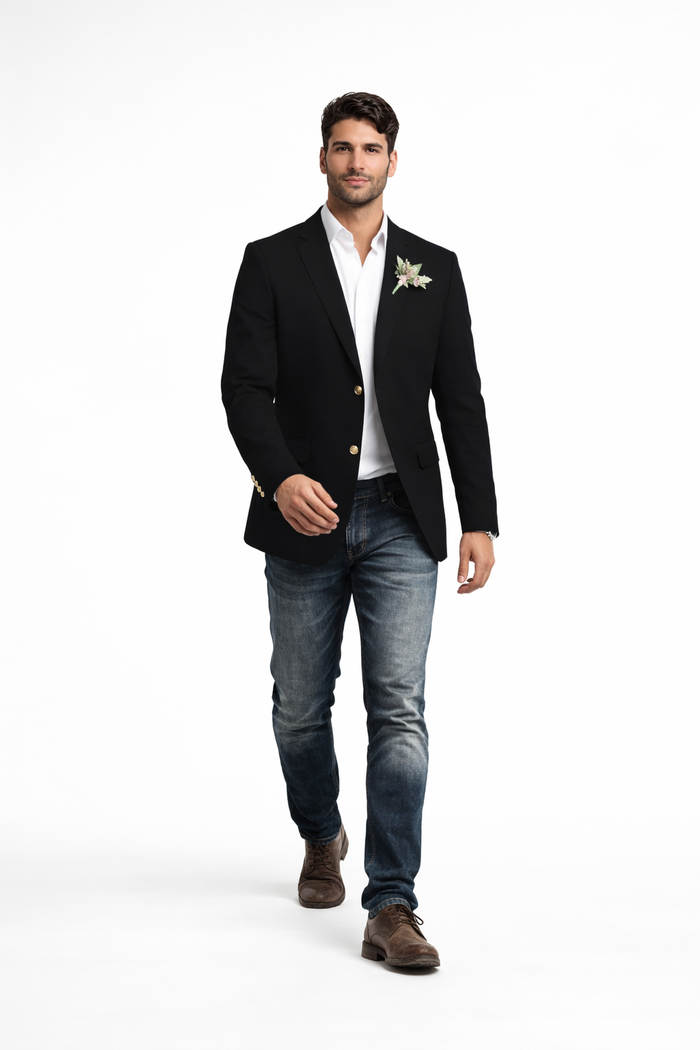 Light Tan Western Blazer - Sand Color