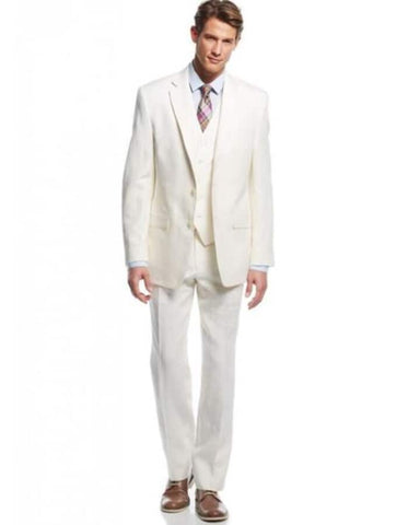 Linen Suit - Mens Summer Suits in Tan Color - Beach Wedding