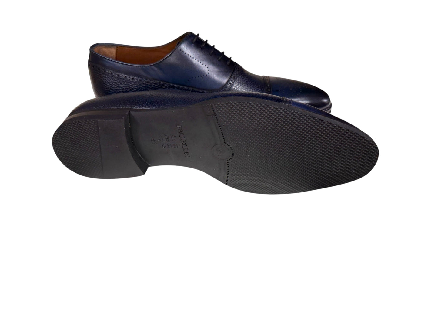 P0005228 -Lord -Cap toe Perforated -Navy
