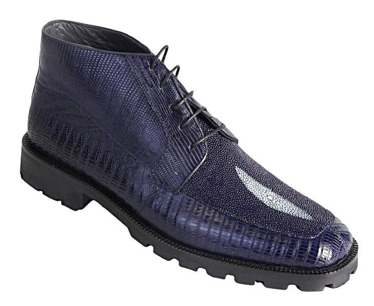 Los Altos Blue Stingray Lizard Chukka Boot ZA2061210
