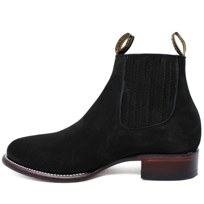 Los Altos Men's Round Toe Suede Leather Short Boots LAB-50B63