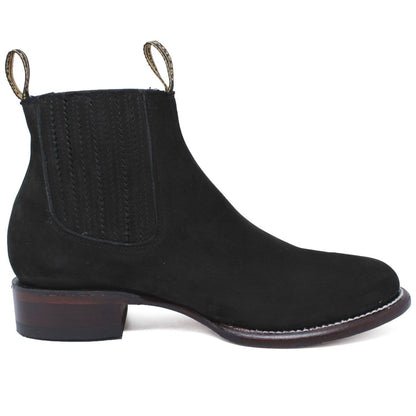 Los Altos Men's Round Toe Suede Leather Short Boots LAB-50B63