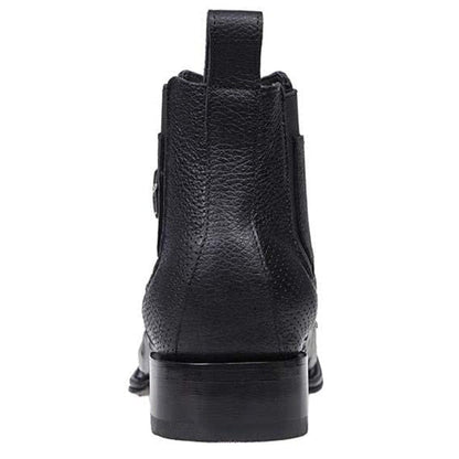 Los Altos Men's Square Toe Ostrich Short Boots LAB-82BV03