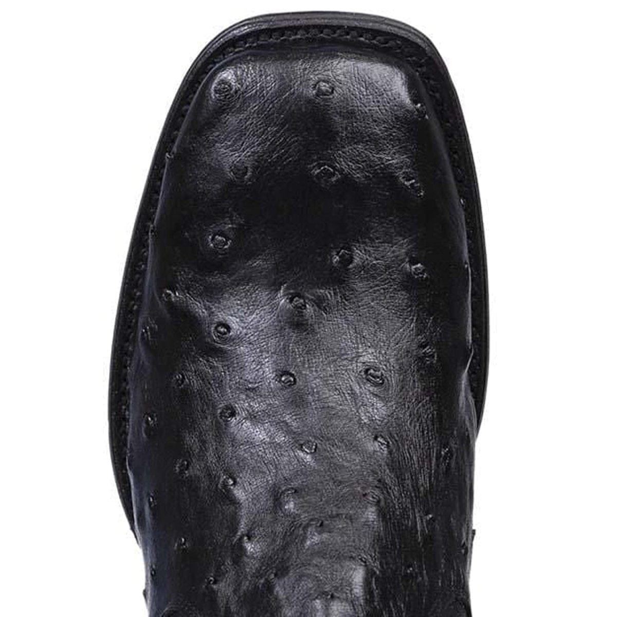 Los Altos Men's Square Toe Ostrich Short Boots LAB-82BV03