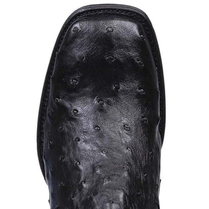 Los Altos Men's Square Toe Ostrich Short Boots LAB-82BV03