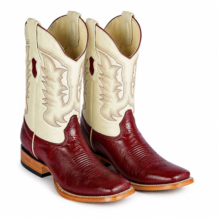 Smooth Ostrich Boots
