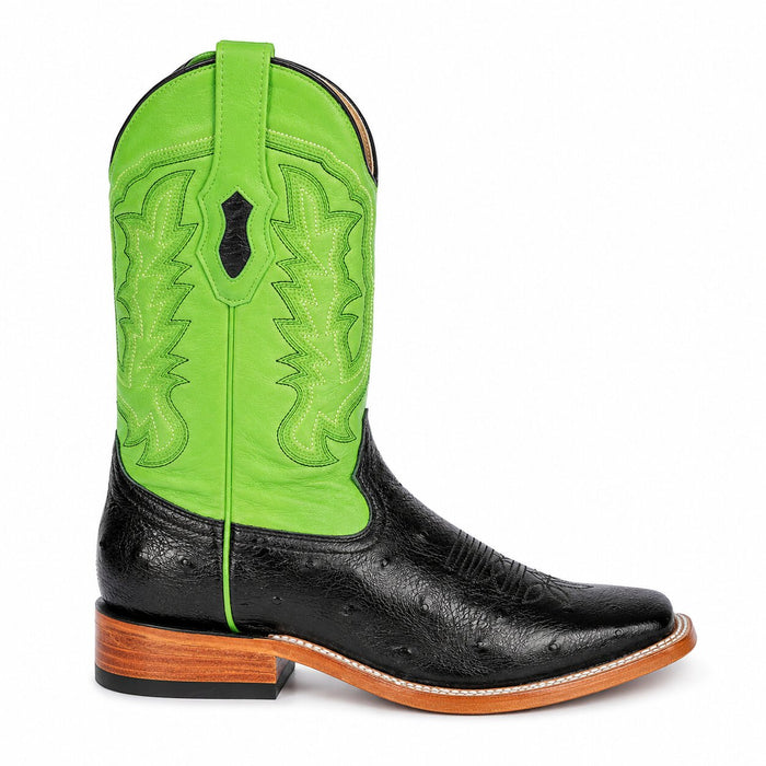 Smooth Ostrich Boots