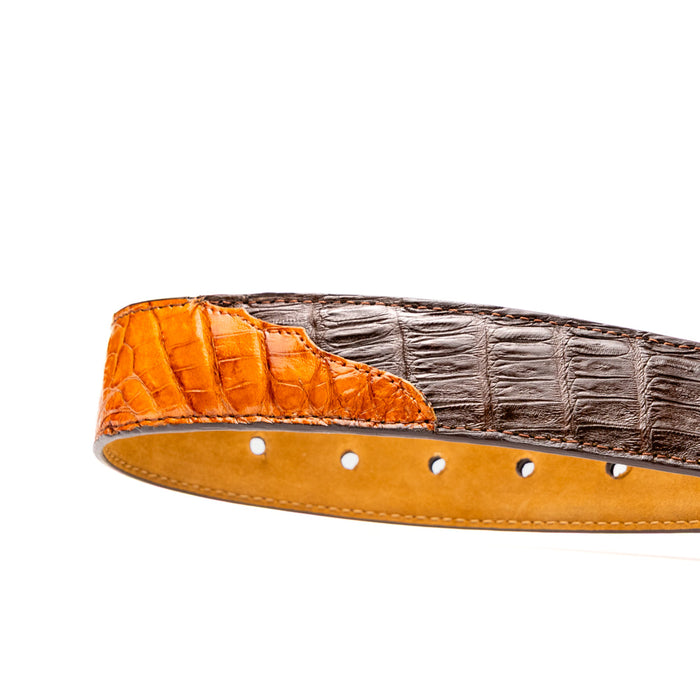 Marco Di Milano Luciano Belt: Cognac Brown Leather Loafer
