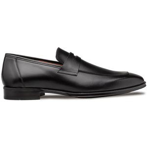 Mezlan Avenue Rubber Sole Penny Loafers Black (20910)