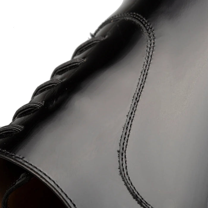 Elegant Plain Toe Slip On Black