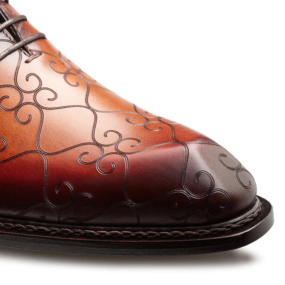 Mezlan Tribeca Laser Print Oxford Cognac / Rust (21691)