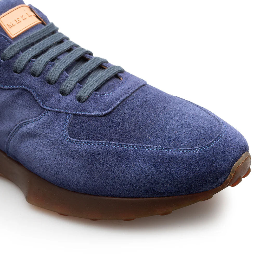 Mezlan Carlucci Suede Sneaker - Blue
