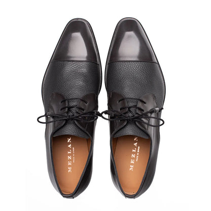 Mezlan Capello Hi-Shine/Calf Derby - Grey