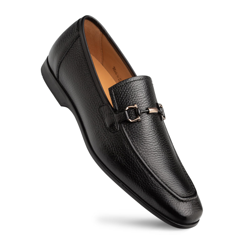 Mezlan Marinelli Deer Ornament Slip-On - Luxury Italian Loafer