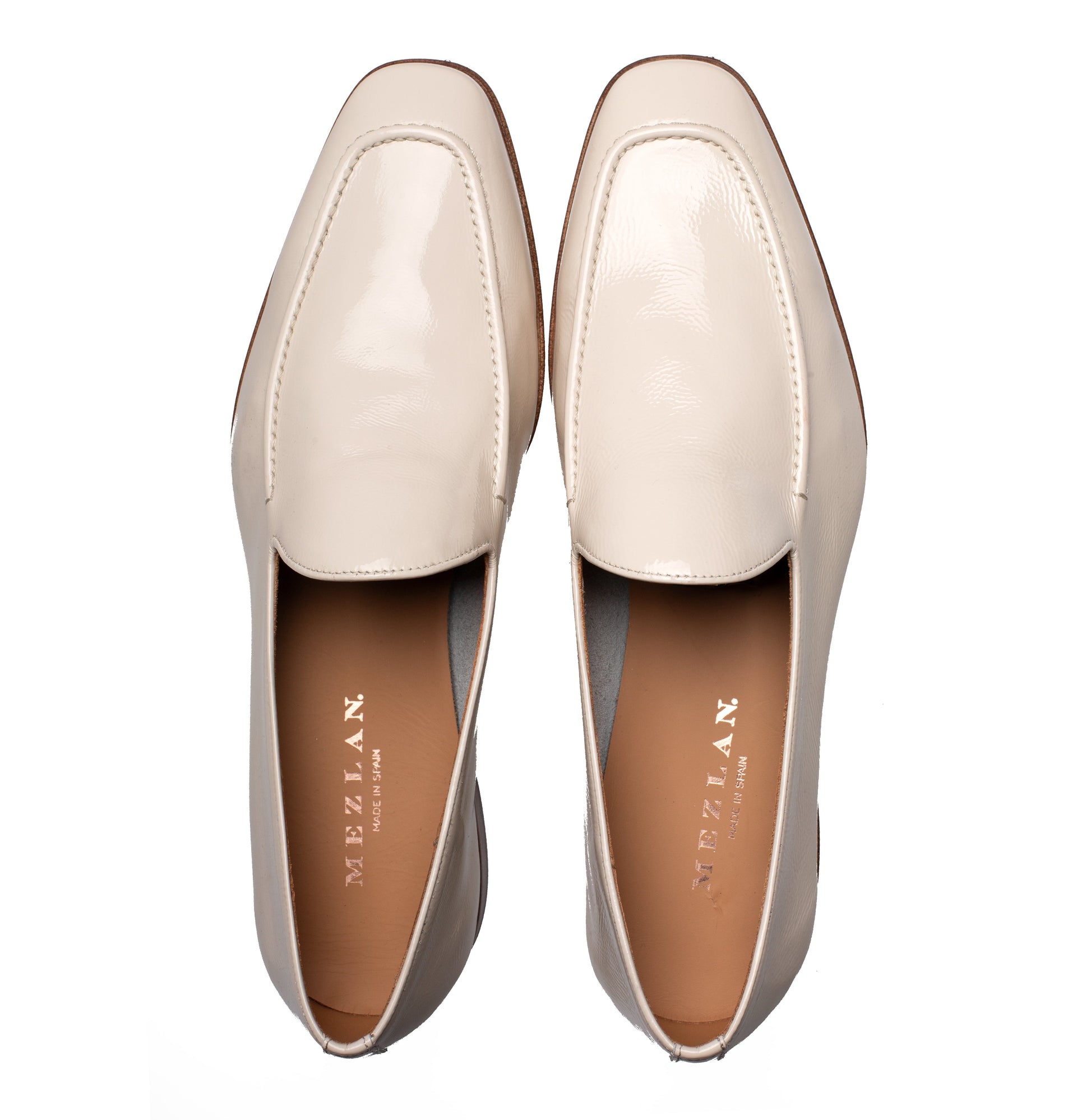 Mezlan Hi-Shine Apron Loafer - Luxury Italian Leather Slip-On