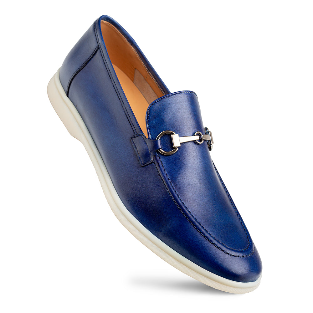 Mezlan Soft Calfskin Flex Moccasin - Luxury Italian Loafers
