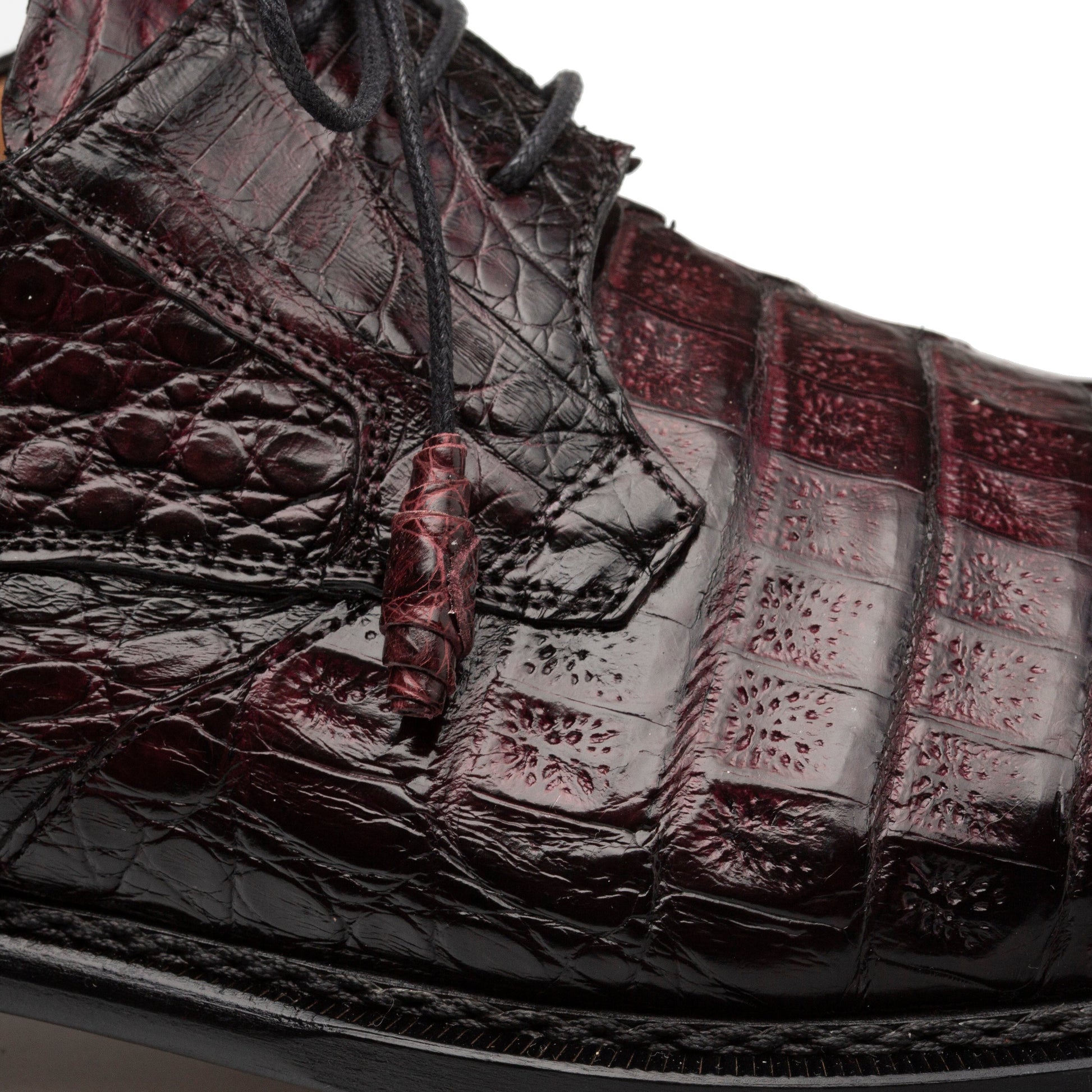Mezlan Giovane Crocodile Derby - Luxury Men's Dress Shoe