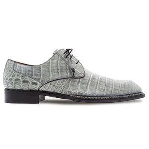 Mezlan Cratos Crocodile Derby Pearl Grey (50070-F)