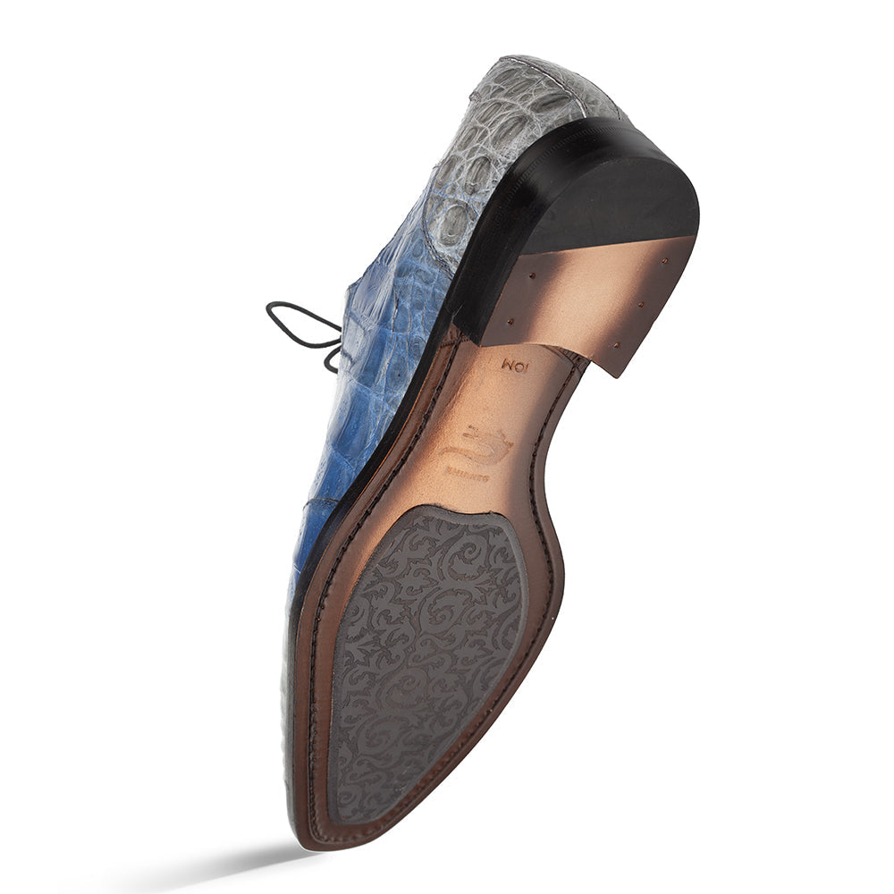 Mezlan Pueblo Crocodile Oxford - Luxury Italian Leather Shoes