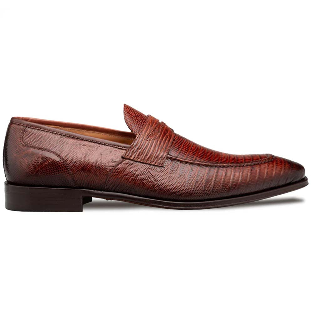 Mezlan Mayor Lizard Penny Loafer