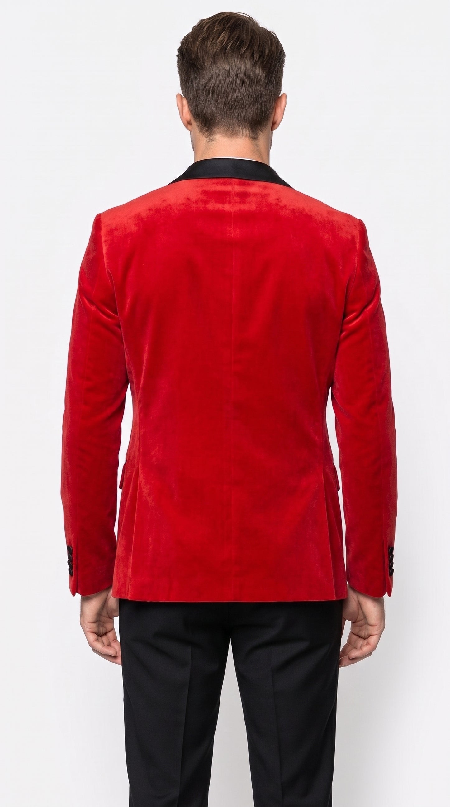 Men’s Red Velvet Tuxedo Jacket, Designer Formal Dinner Blazer for Wedding, Prom and Party