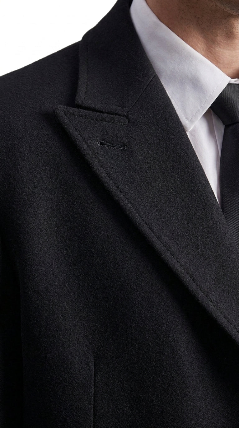 Men’s Charcoal Grey Vested Long Tuxedo Suit, Gangster Style Formal Wedding Prom Outfit