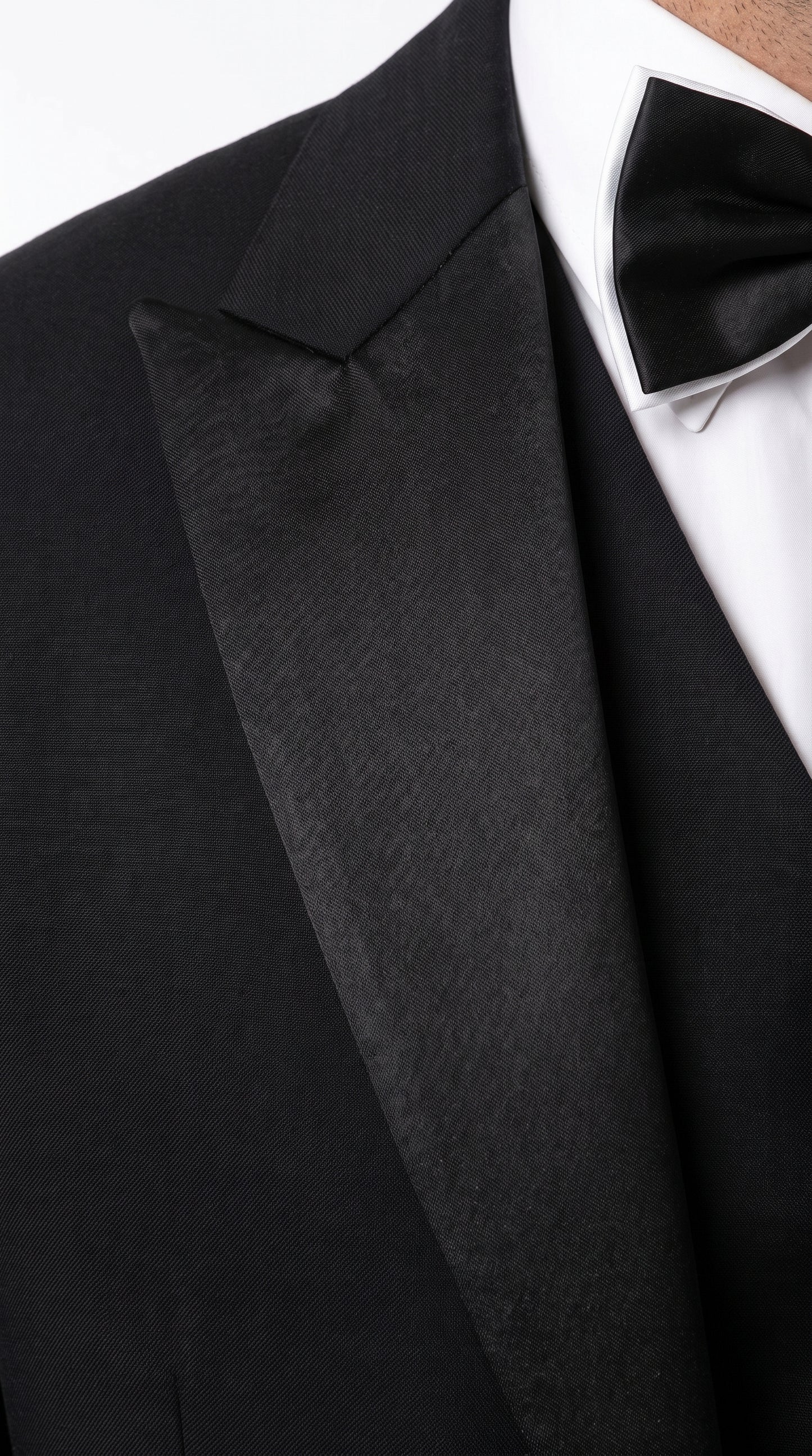 Men’s Black Great Gatsby Inspired Vested Tuxedo, Leonardo DiCaprio Style Formal Wedding Prom Suit