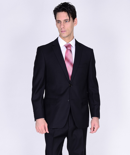 Tiglio Black or Gray 2-Button Slim or Modern Fit Suit