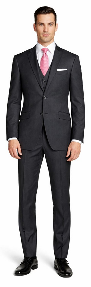 Tiglio Charcoal Two-button Wool Suit