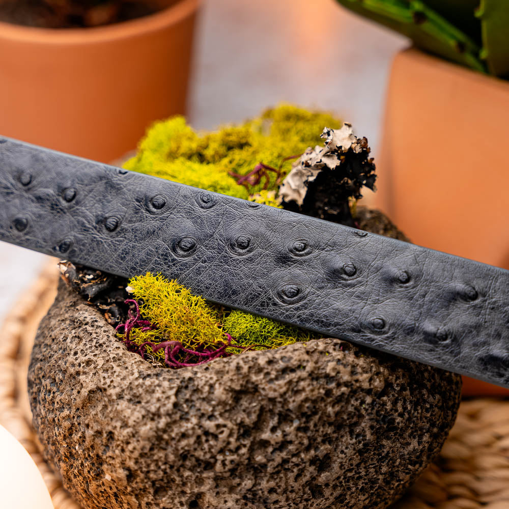 Marco Di Milano Domenico Belt Antique Gray Leather Shoe