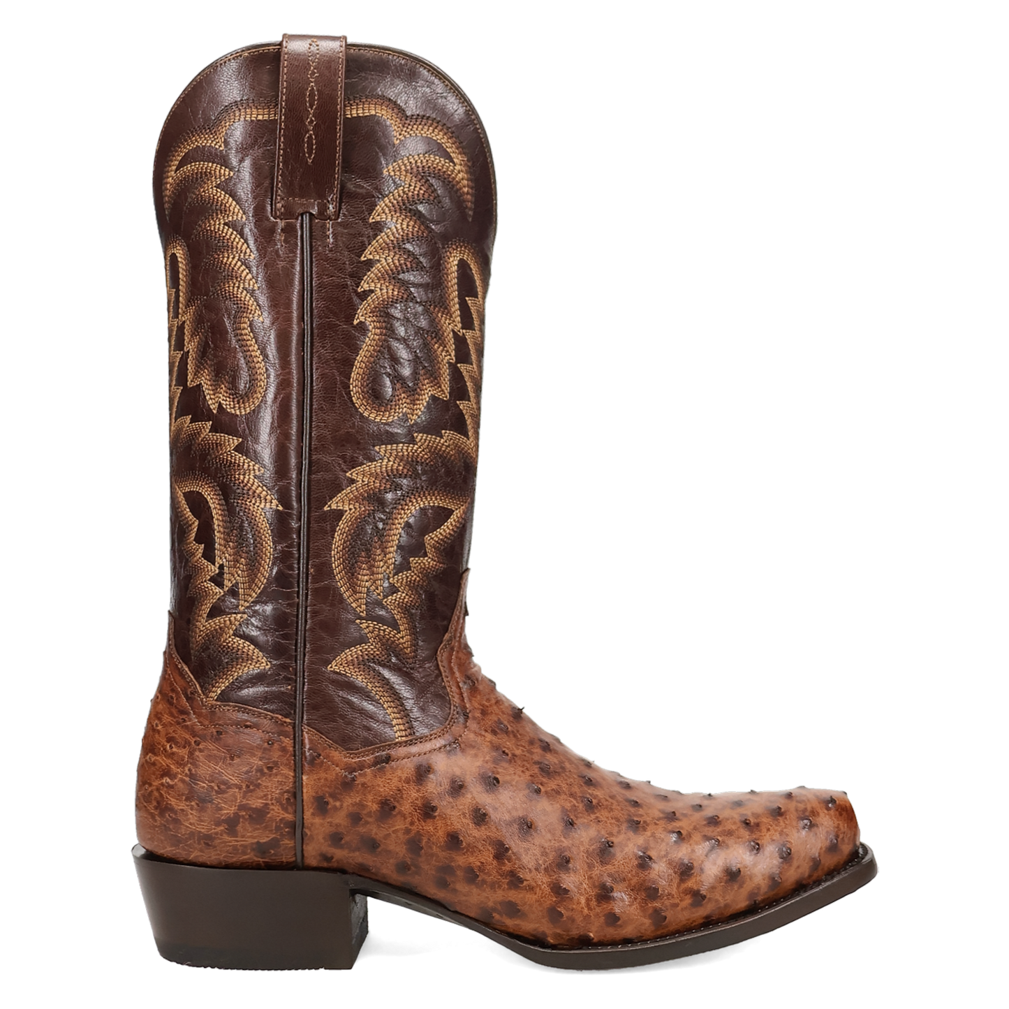 MARCO FULL QUILL OSTRICH BOOT