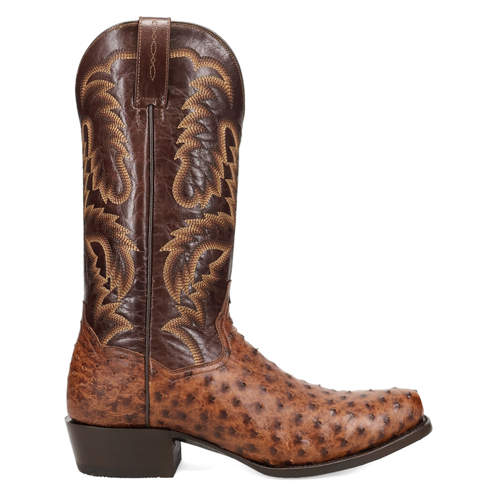 MARCO FULL QUILL OSTRICH BOOT