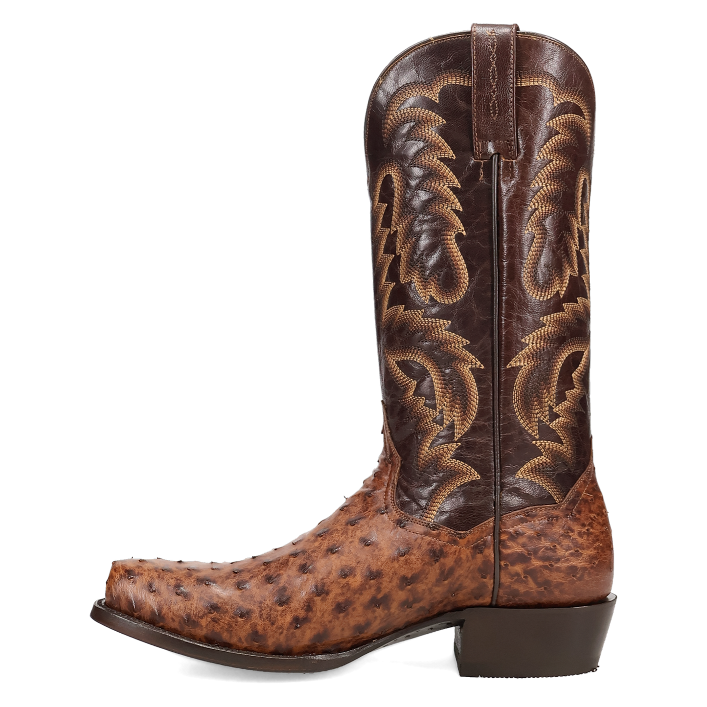 MARCO FULL QUILL OSTRICH BOOT