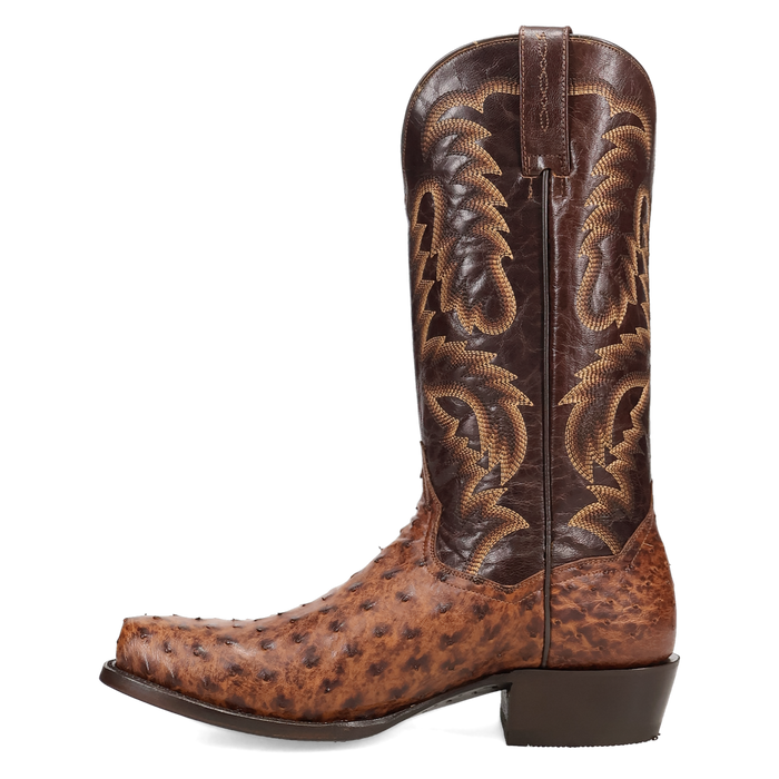 MARCO FULL QUILL OSTRICH BOOT