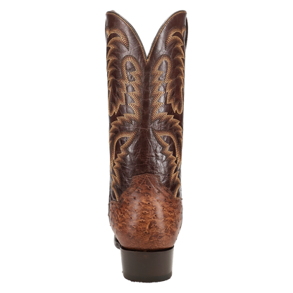 MARCO FULL QUILL OSTRICH BOOT