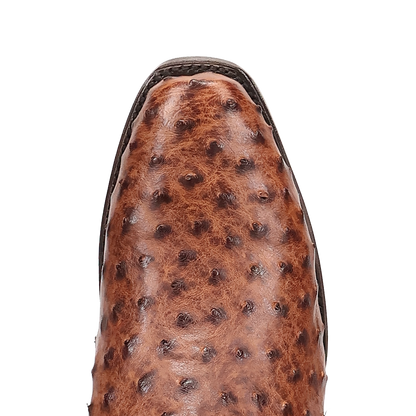 MARCO FULL QUILL OSTRICH BOOT