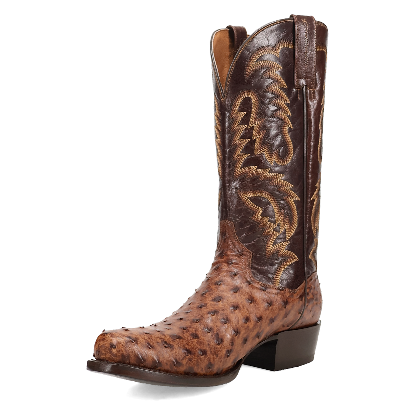 MARCO FULL QUILL OSTRICH BOOT