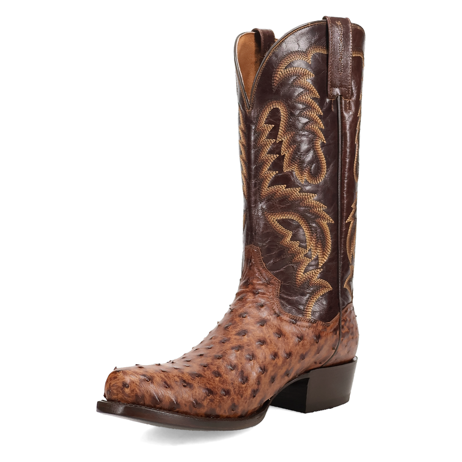 MARCO FULL QUILL OSTRICH BOOT