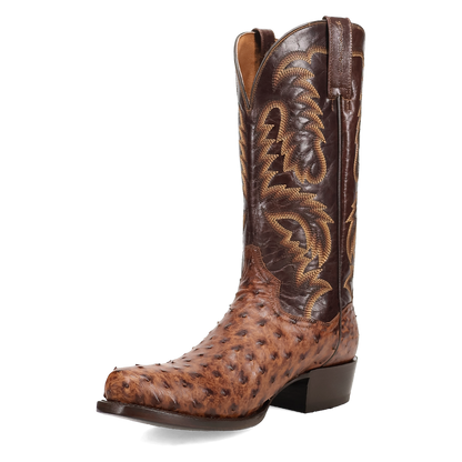 MARCO FULL QUILL OSTRICH BOOT
