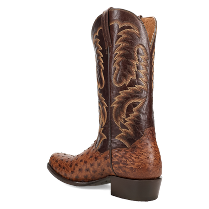 MARCO FULL QUILL OSTRICH BOOT