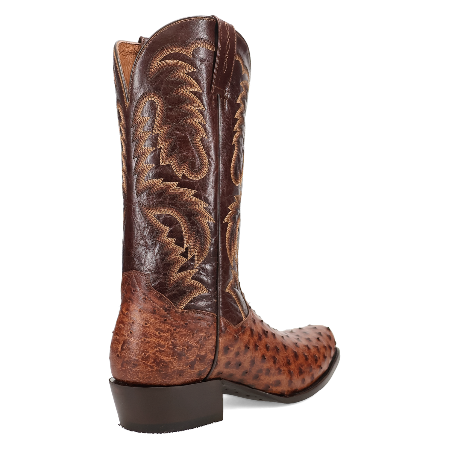 MARCO FULL QUILL OSTRICH BOOT
