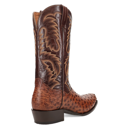 MARCO FULL QUILL OSTRICH BOOT