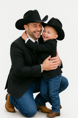 matching-father-and-son-black-western-tuxedo-blazer-with-vest-cowboy-hat-included