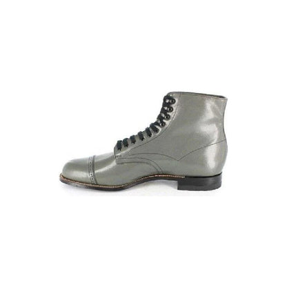 Men Leather Stacy Adams Madison Ankle Boot Biscuit High top 00015-10 Gray