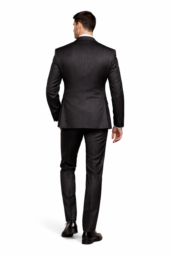 Men??s Formal 3-Piece Suit ?? Rossi Man Bond Slim Fit in Black | RM1751