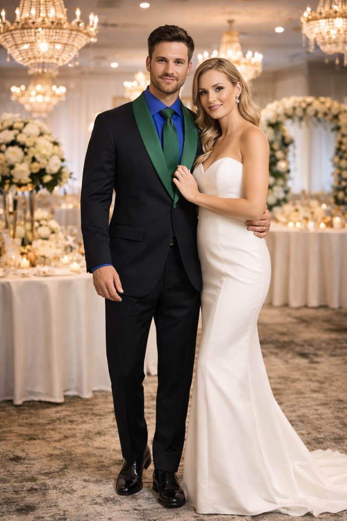 Men's Wedding Blazer with Tailored Modern Fit