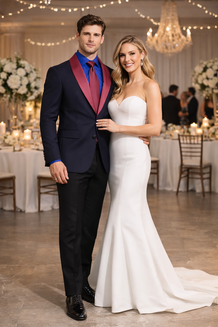 Men's Wedding Blazer with Tailored Modern Fit