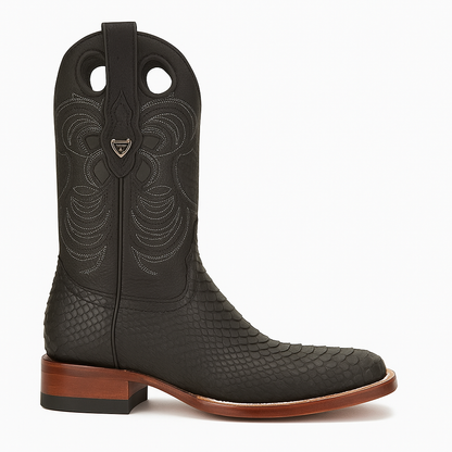 Men's Wild West Python Skin Rodeo Toe Boot 2818G5705